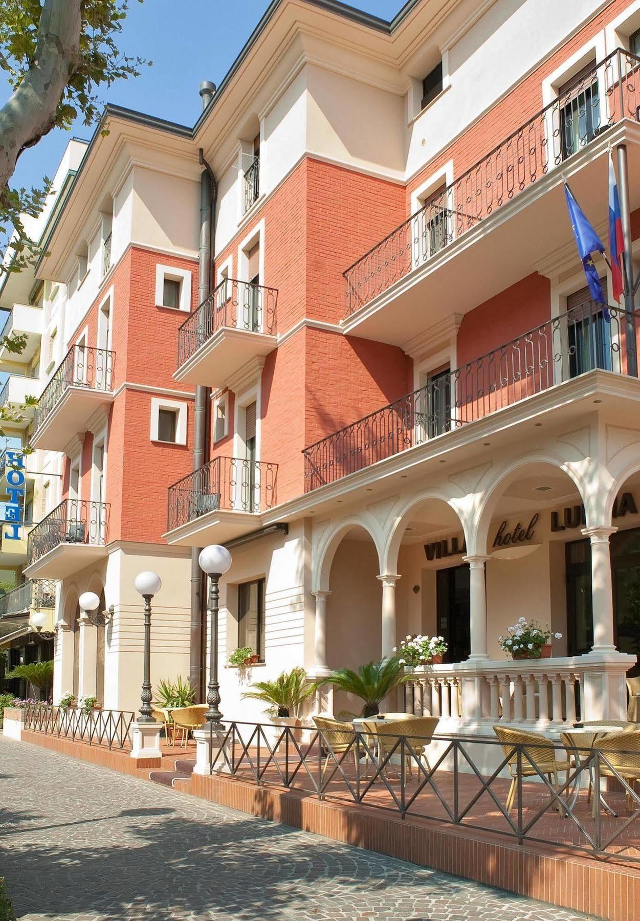 Hotel Villa Luigia Rimini Exterior foto